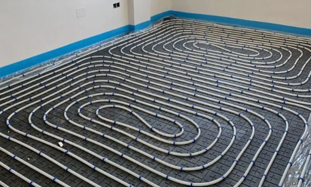 Instalación de suelo radiante en una vivienda